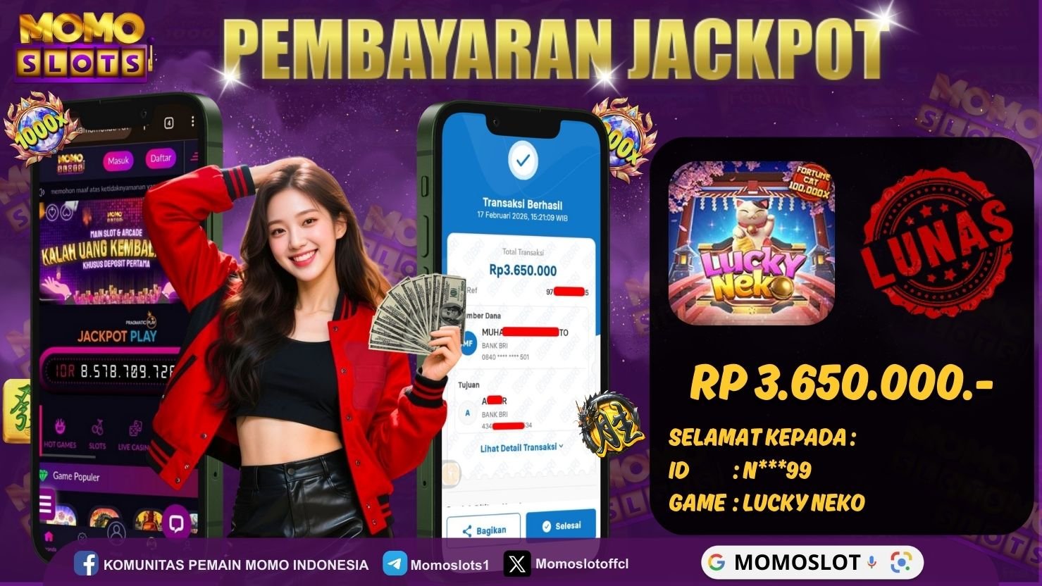 MOMOSLOTS JACKPOT SLOT LUCKY NEKO